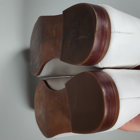 Sam Edelman Loraine white leather loafers 9 - Picture 13 of 15